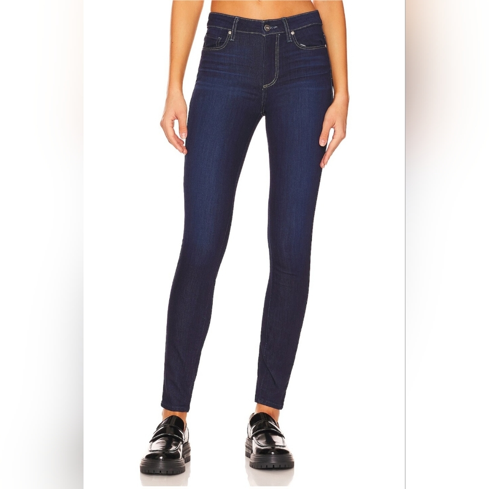 🌜 PAIGE Hoxton Ultra Skinny Jeans in Hepburn (Dark Wash) size 29
